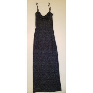 City Triangles Sparkly Midnight Blue Dress